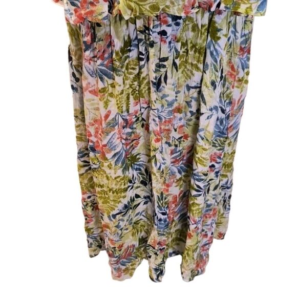 Woman Within 1X 22/24 Floral Maxi Dress - Picture 4 of 7